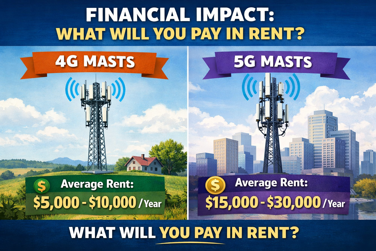 4G vs 5G Phone Masts: What's the Difference and What Does It Mean for Your Roof? 2 4G vs 5G Phone Masts: What's the Difference and What Does It Mean for Your Roof?