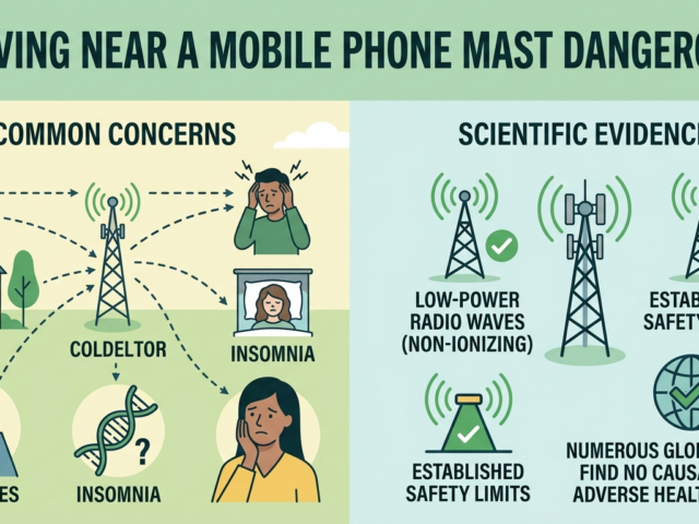 Is Living Near a Mobile Phone Mast Dangerous